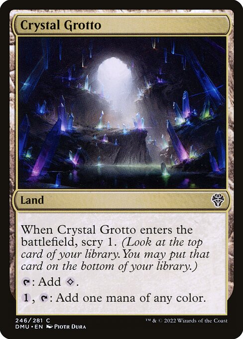 Crystal Grotto - Dominaria United #246