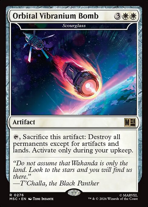 Orbital Vibranium Bomb - Scourglass - Marvel Super Heroes Commander #276
