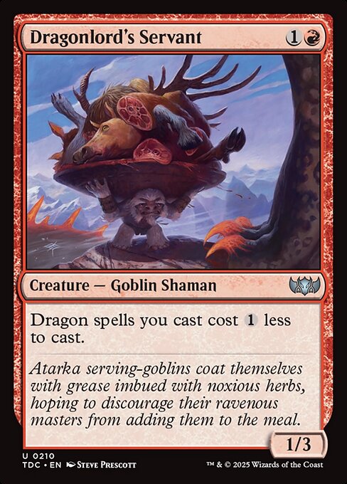 Dragonlord's Servant - Tarkir: Dragonstorm Commander #210