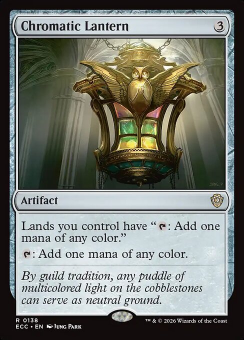 Chromatic Lantern - Lorwyn Eclipsed Commander #138