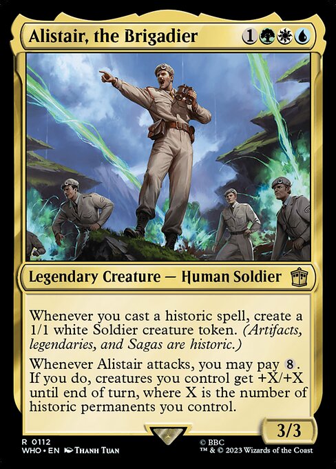 Alistair, the Brigadier - Doctor Who #112