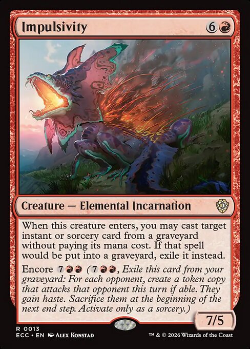 Impulsivity - Lorwyn Eclipsed Commander #13