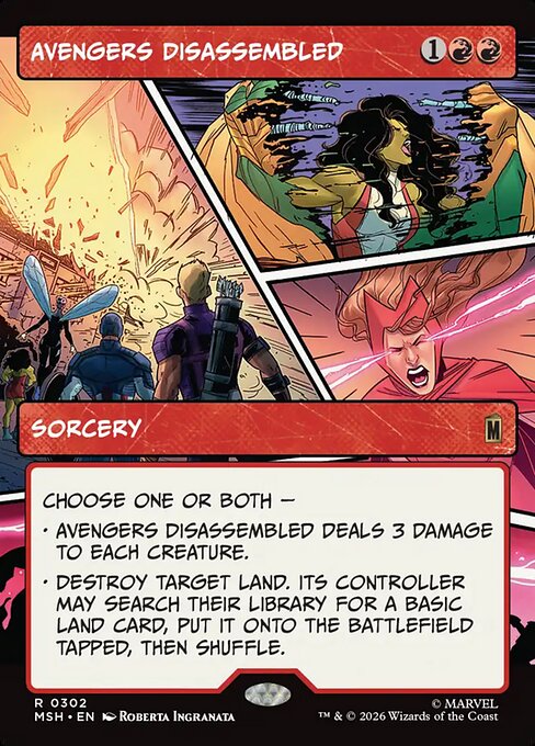 Avengers Disassembled (Borderless) - Marvel Super Heroes #302