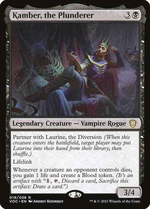 Kamber, the Plunderer - Crimson Vow Commander #19