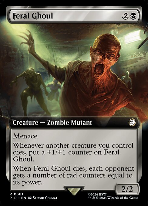 Feral Ghoul (Extended Art) - Fallout #381