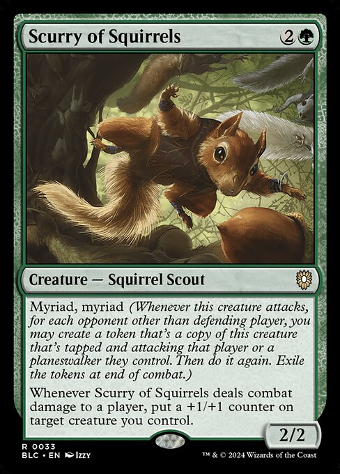 Scurry of Squirrels - Bloomburrow Commander #33