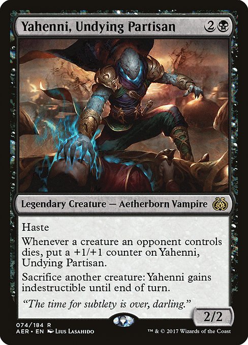 Yahenni, Undying Partisan - Aether Revolt: - 74 - Near Mint