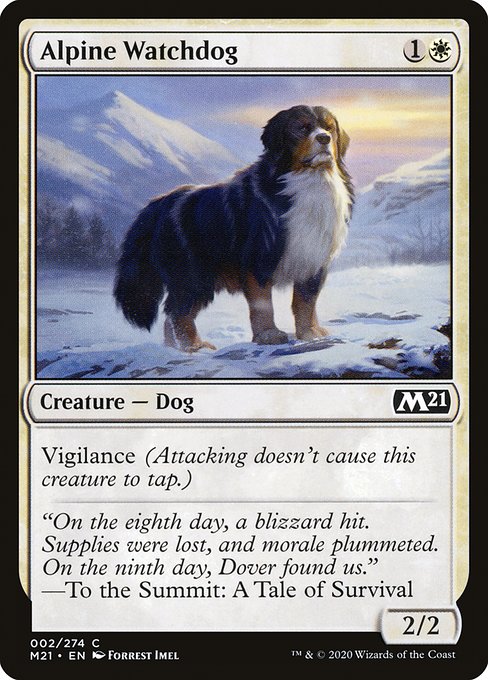 Alpine Watchdog - Core Set 2021: - 2 - Near Mint