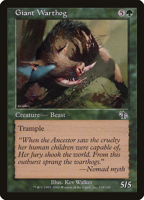 Giant Warthog - Judgment #118