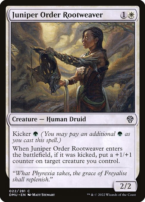Juniper Order Rootweaver - Dominaria United #22