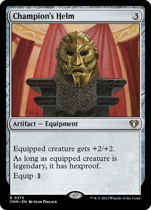 Champion's Helm - Commander Masters #375