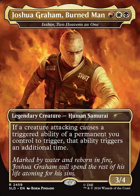 Joshua Graham, Burned Man - Isshin, Two Heavens as One - Secret Lair Drop #2459