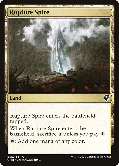 Rupture Spire (355) - Commander Legends #355