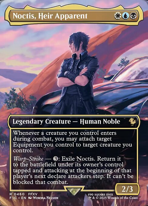 Noctis, Heir Apparent (Borderless) - Final Fantasy Commander #460
