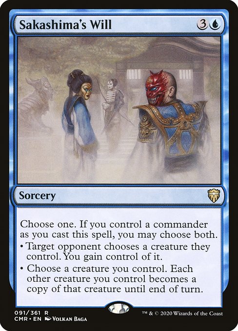 Sakashima's Will - Commander Legends #91