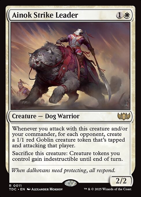 Ainok Strike Leader - Tarkir: Dragonstorm Commander #11