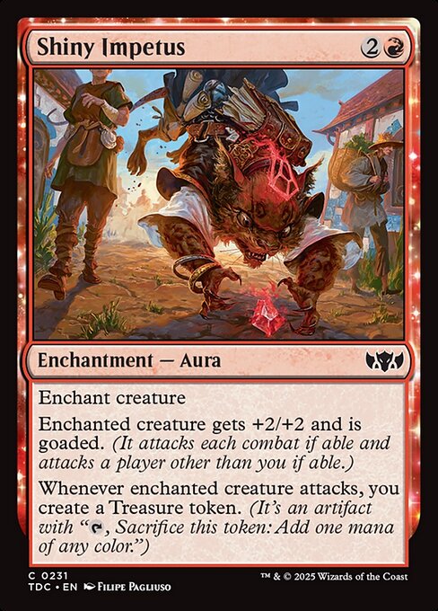 Shiny Impetus - Tarkir: Dragonstorm Commander #231
