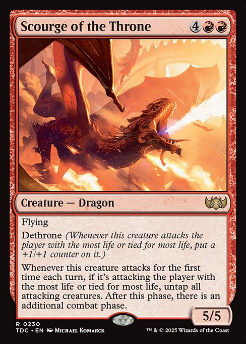 Scourge of the Throne - Tarkir: Dragonstorm Commander #230