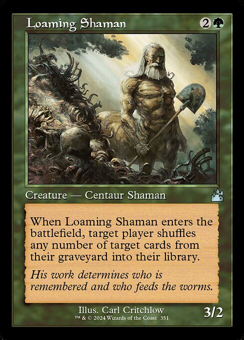 Loaming Shaman (Retro Frame) - Ravnica Remastered #351