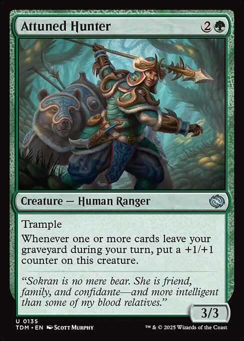 Attuned Hunter - Tarkir: Dragonstorm #135