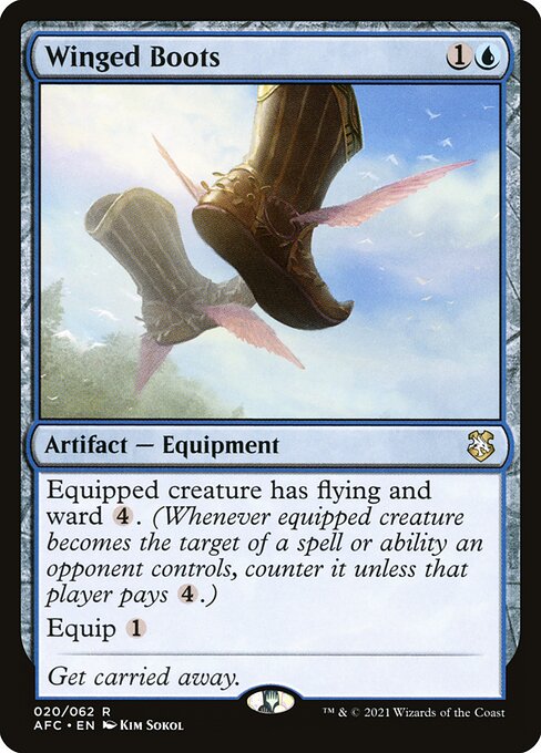 Winged Boots - Forgotten Realms Commander #20