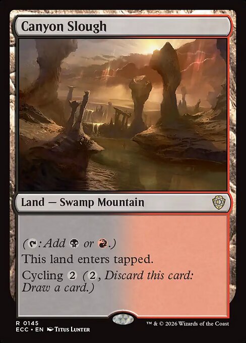 Canyon Slough - Lorwyn Eclipsed Commander #145