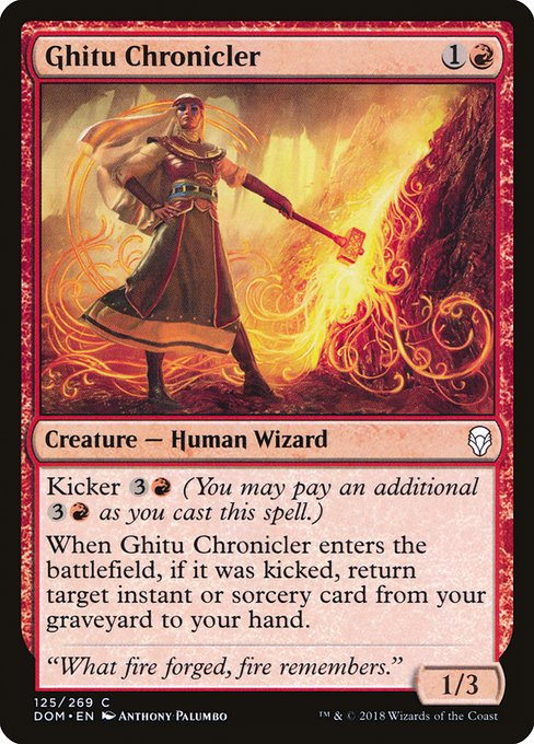 Ghitu Chronicler - Dominaria #125