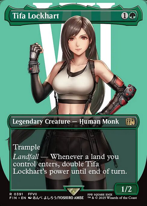 Tifa Lockhart (Borderless) - Final Fantasy #391