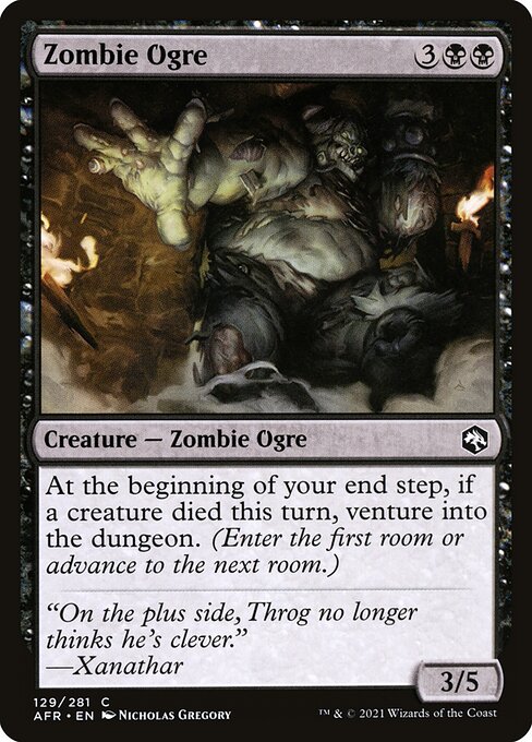 Zombie Ogre - Adventures in the Forgotten Realms #129