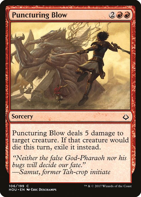 Puncturing Blow - Hour of Devastation #106