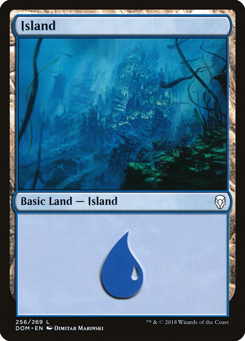 Island (256) - Dominaria #256