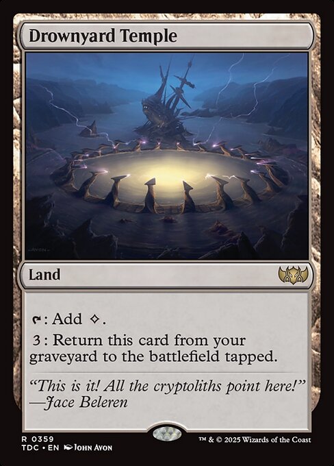 Drownyard Temple - Tarkir: Dragonstorm Commander #359