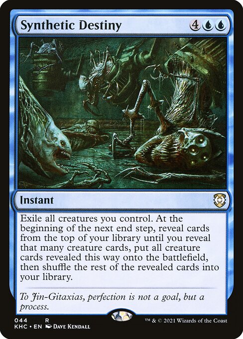 Synthetic Destiny - Kaldheim Commander #44