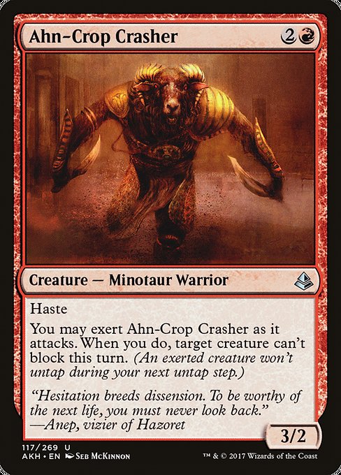 Ahn-Crop Crasher - Amonkhet #117