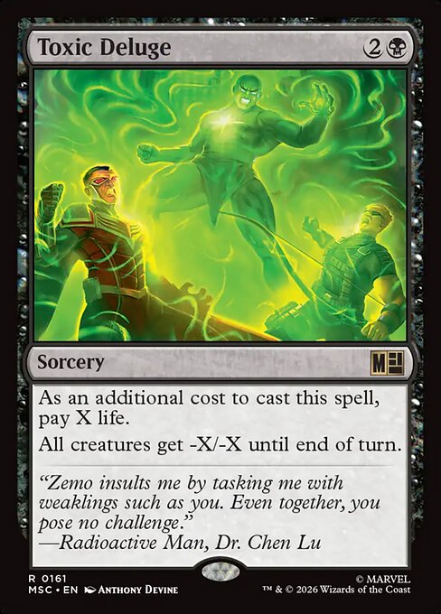 Toxic Deluge - Marvel Super Heroes Commander #161