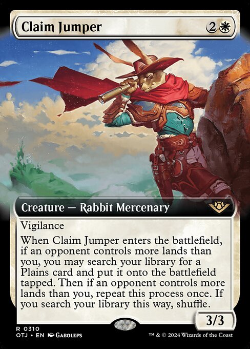 Claim Jumper (Extended Art) - Outlaws of Thunder Junction #310