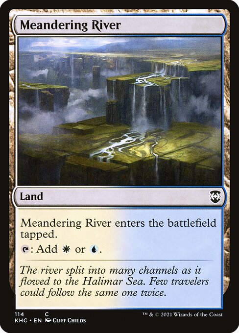 Meandering River - Kaldheim Commander #114
