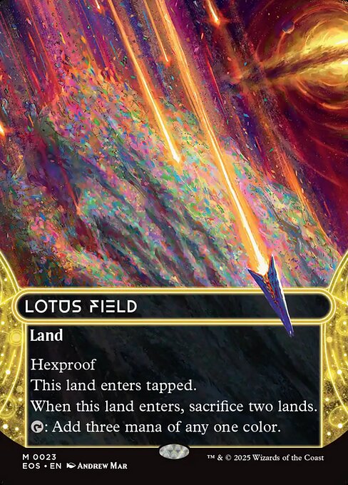 Lotus Field (0023) (Borderless) - Edge of Eternities: Stellar Sights #23