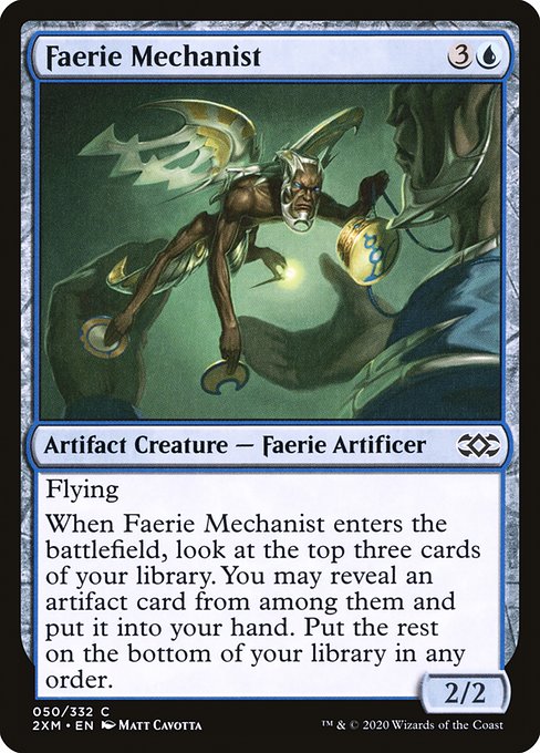 Faerie Mechanist - Double Masters #50