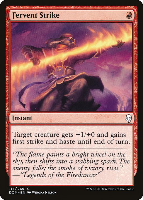 Fervent Strike - Dominaria #117