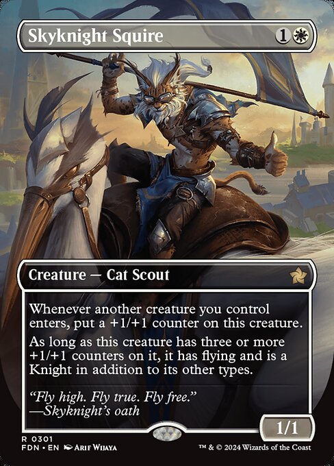 Skyknight Squire (Borderless) - Foundations #301