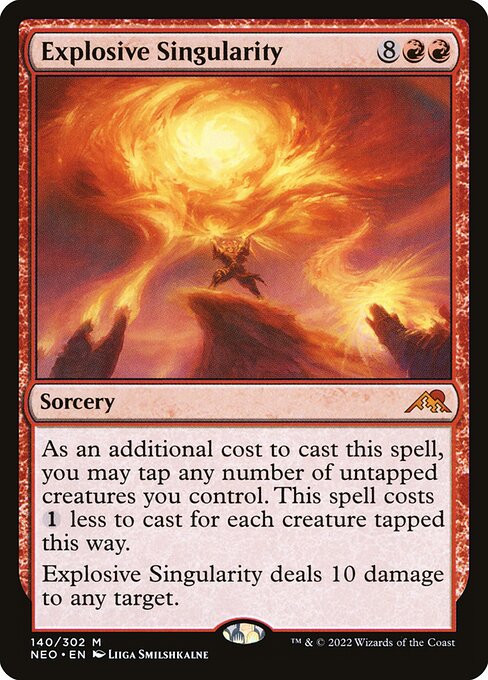Explosive Singularity - Kamigawa: Neon Dynasty #140