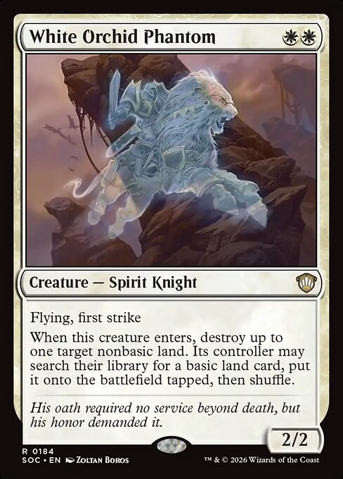 White Orchid Phantom - Secrets of Strixhaven Commander #184