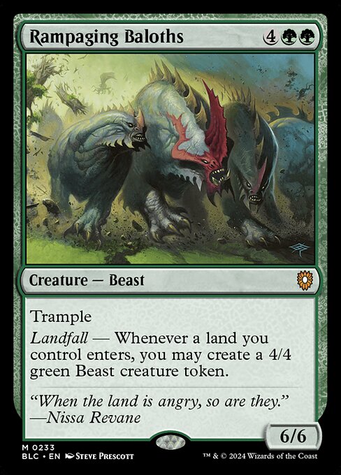 Rampaging Baloths - Bloomburrow Commander #233