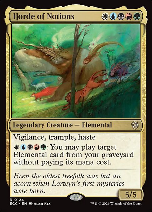 Horde of Notions - Lorwyn Eclipsed Commander #124