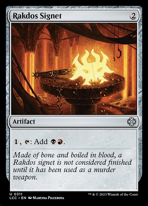 Rakdos Signet - The Lost Caverns of Ixalan Commander #311