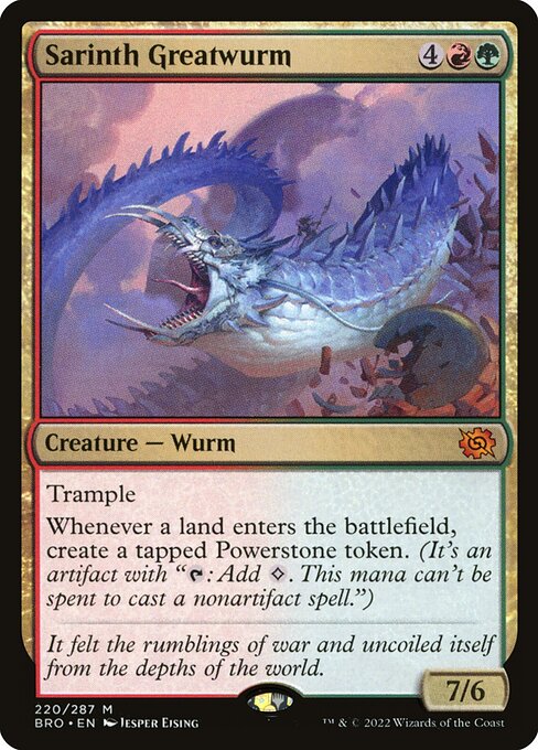 Sarinth Greatwurm - The Brothers' War #220