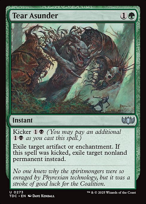 Tear Asunder - Tarkir: Dragonstorm Commander #273