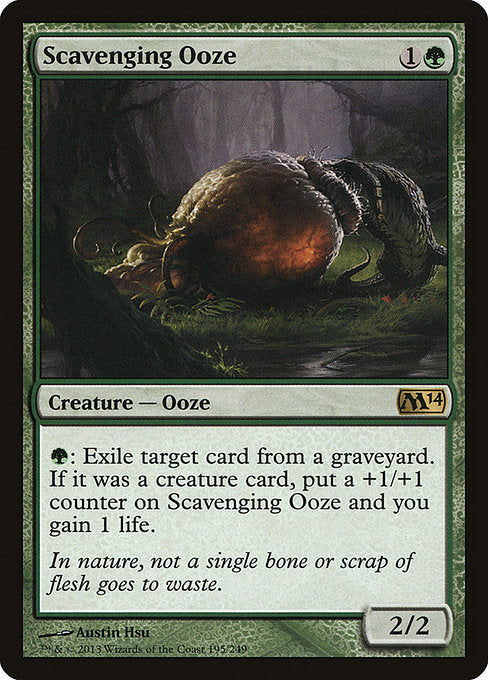 Scavenging Ooze - Magic 2014 #195