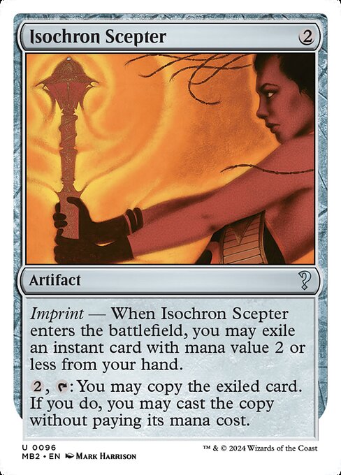 Isochron Scepter (White Border) - Mystery Booster 2 #96